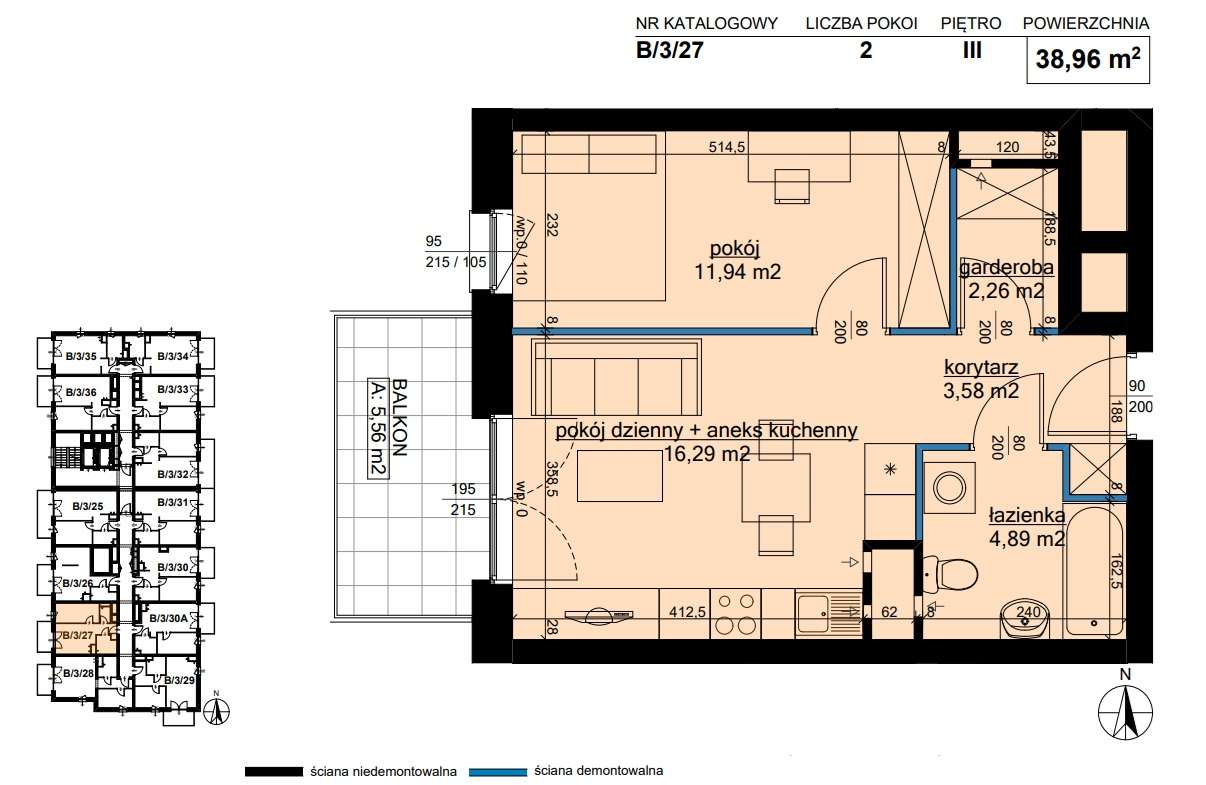 ZOBACZ NA ŻYWO | 2 pok. w inwestycji PREMIUM | Tramwaj 150m - Pełny obrazek: 4/5