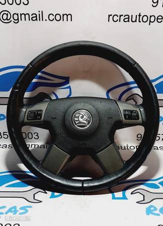 VOLANTE GUIADOR COMPLETO OPEL 13161861 OPEL SIGNUM Z03 VECTRA C Z02 PELE COMANDOS MULTIFUNÇÕES AIRBAG - 9