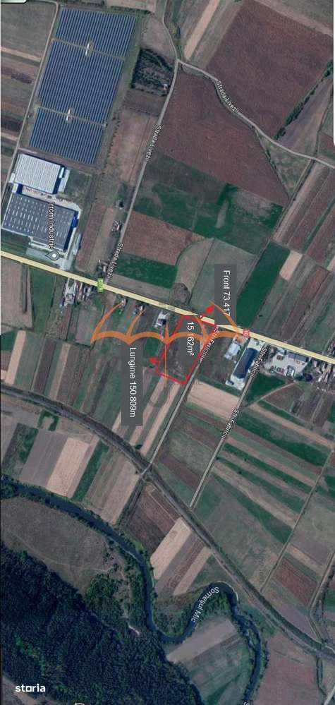 Teren de vanzare intravilan cu autorizatie de const. Iclod-Cluj 15.162 - Imagine principală: 1/4