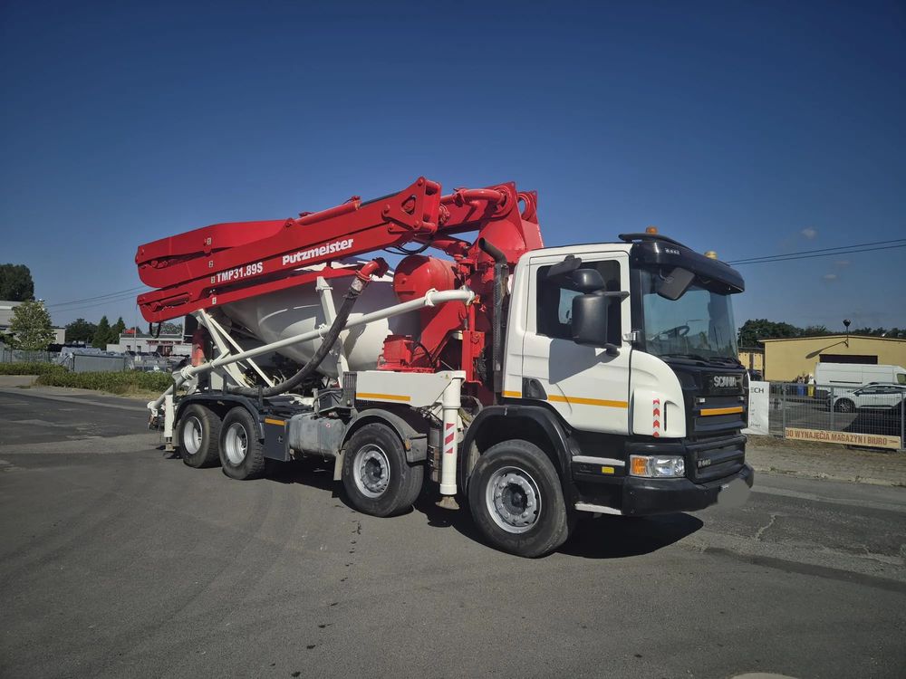 Scania R 8x4, pompogruszka 31m+9m3, 2008r, euro 5 2008