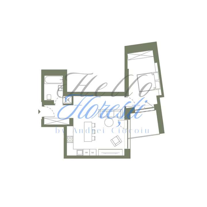 Apartament 2 camere, 52mp | Zona Marasti | Cluj-Napoca | - Imagine principală: 4/4