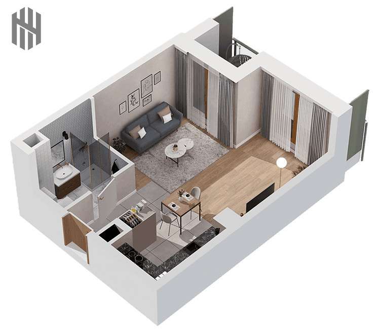 Gajowa bud. A 34,25m2- znajdź swoje M !!!-5