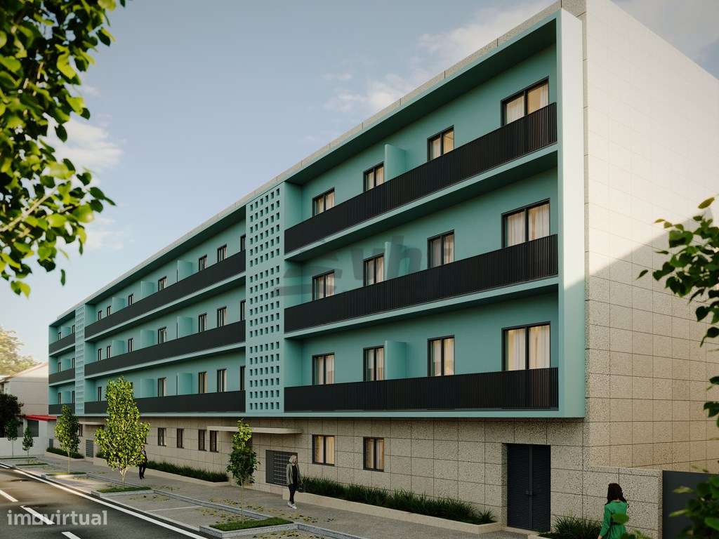 Excelente T1 em Condomínio Fechado com Piscina e Ginásio-15