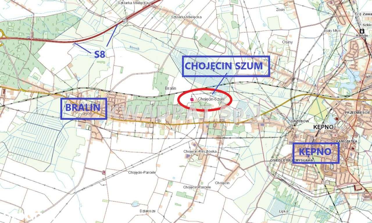 Działka budowlana pow. 1350 m2 - Chojęcin Szum - Pełny obrazek: 4/7
