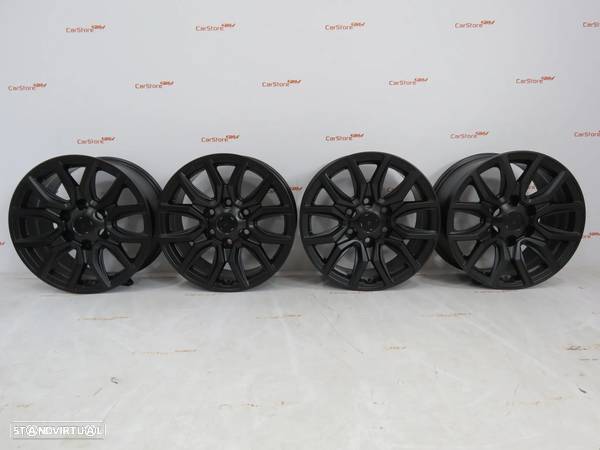 Jantes Look Toyota Hilux 17 x 7.5 et 30 6x139.7 Preto Matte - 1