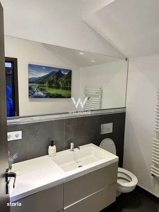 Casă modernă, garaj și curte amenajată – Șelimbăr - Imagine principală: 5/8