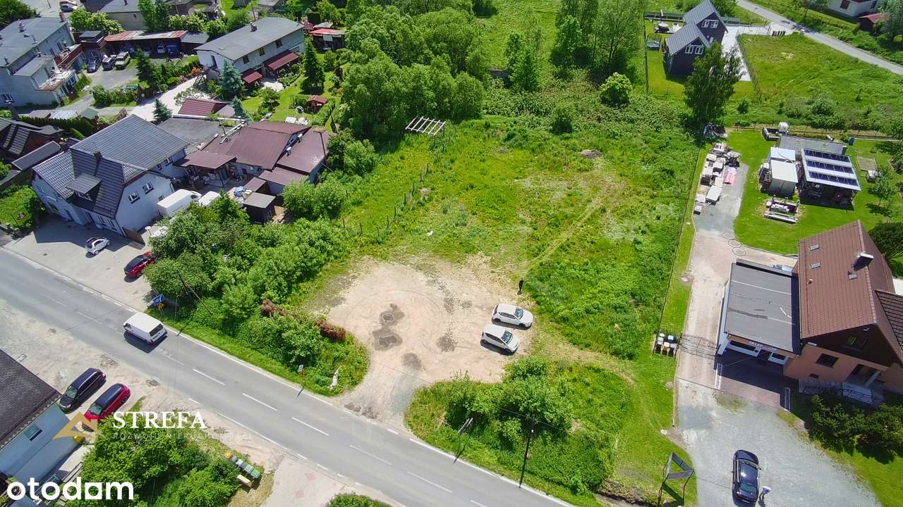 Widokowa działka budowlana z mediami i panoramą na Śnieżkę-16