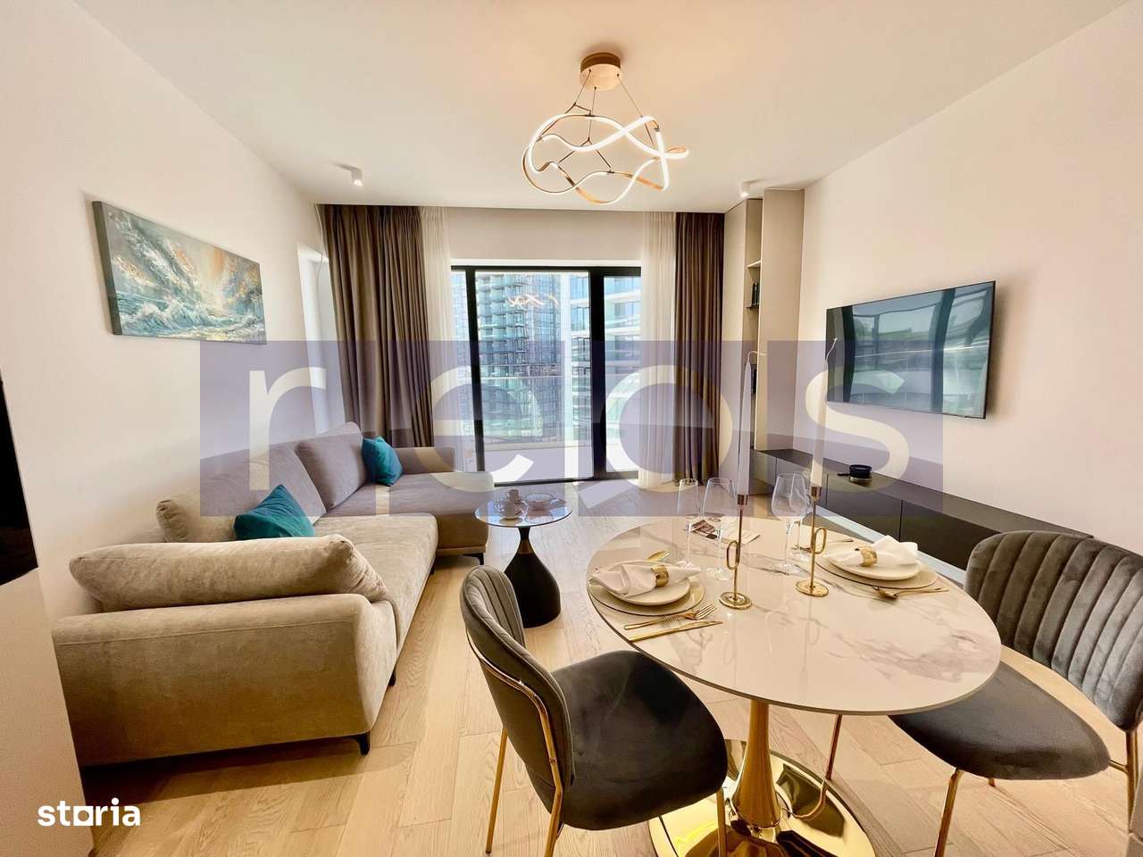 APARTAMENT 2CAMERE | ONE LAKE CLUB| PIPERA 64MP READY TO MOVE IN INTER