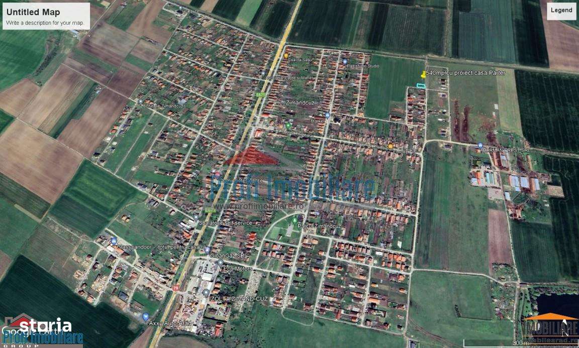 Teren 540mp Zimand Cuz, Proiect casa Parter 10 min. de zona Podgoria--3