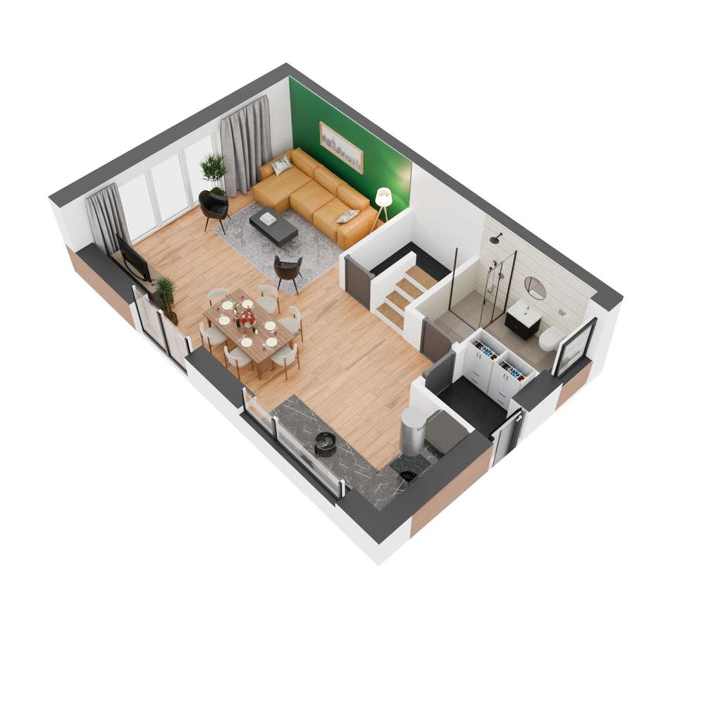 Dom na spokojnym, dobrze skomunikowanym osiedlu - Pełny obrazek: 5/14