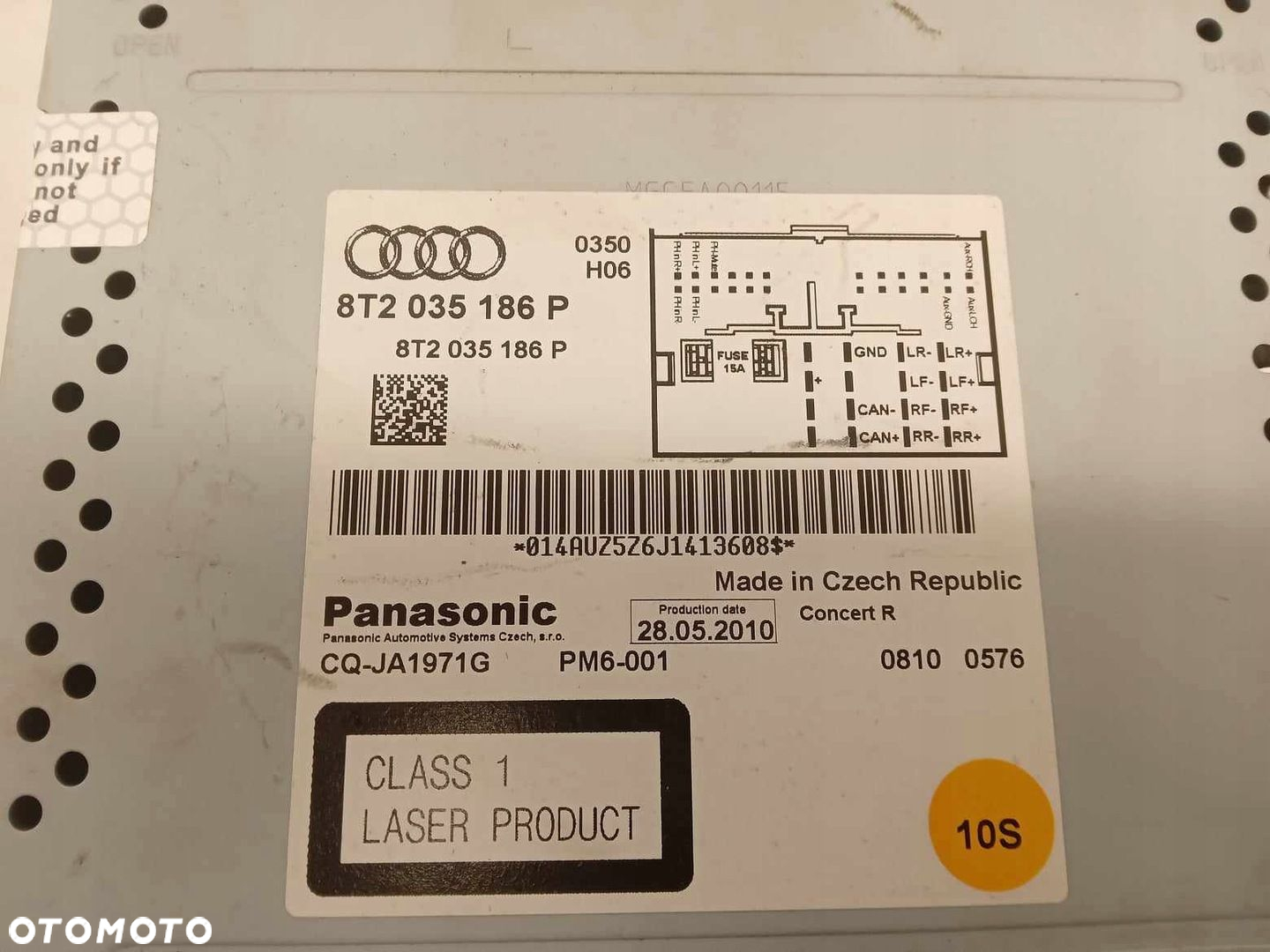 RADIO CONCERT AUDI A5 8T2035186P - 2