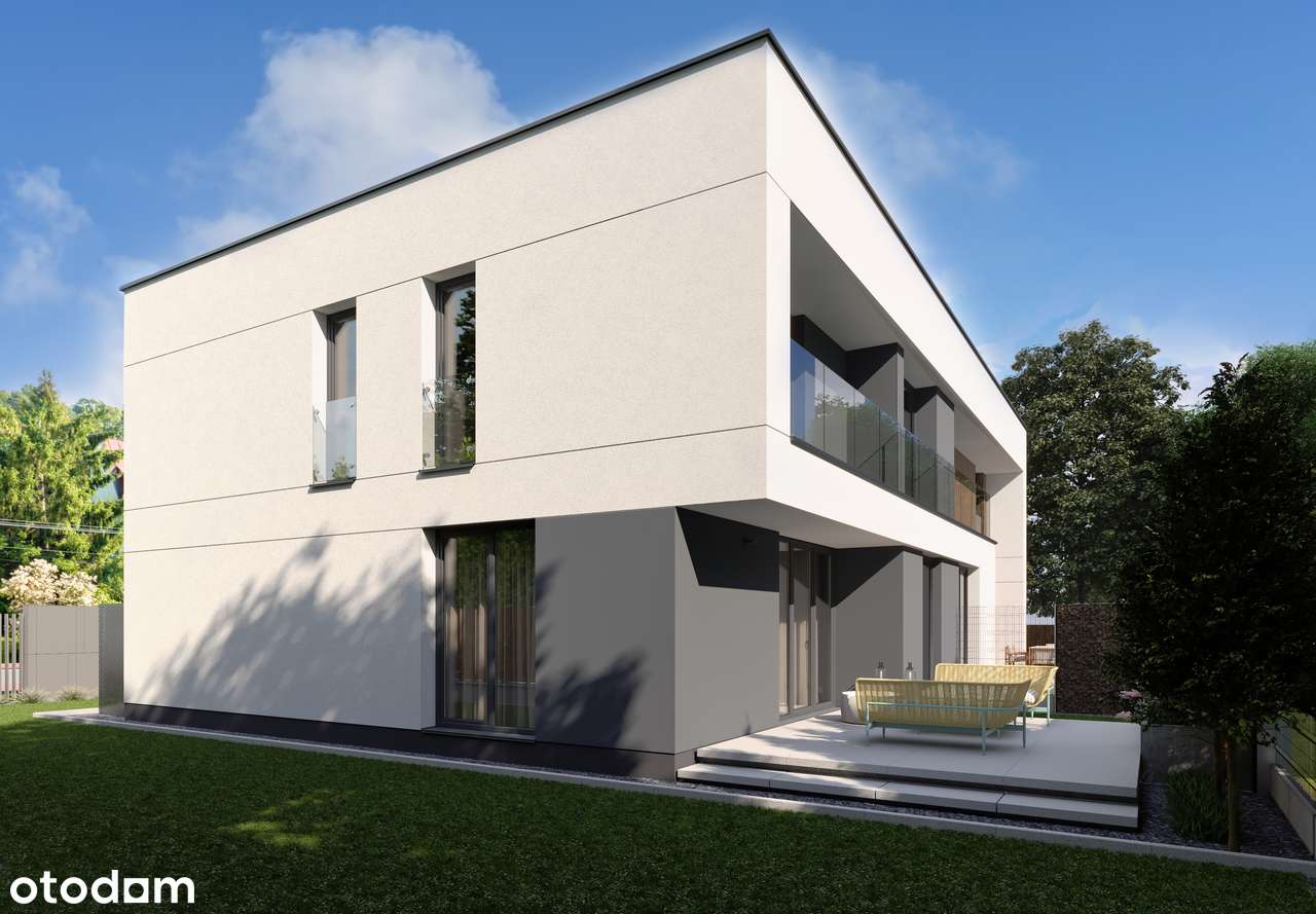 Nowoczesna Bryła Nowy DOM do PKP 350m - wysoki standard-9