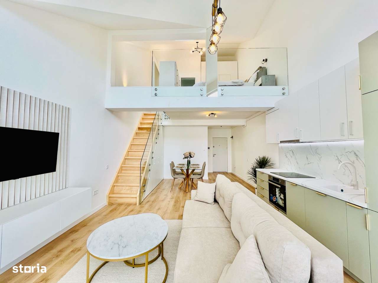 Apartament 2 camere, 2 bai, terasa - mobilat modern, parcare-3