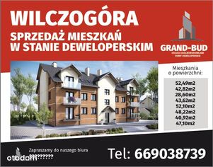 Sprzedam mieszkanie - 28-52m2 Wilczyn!!!