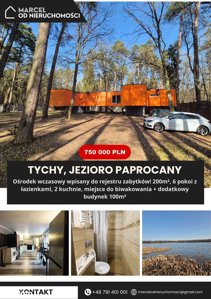 INWESTYCJA - Ośrodek Wypoczynkowy - TYCHY Paprocany - 300m2, HOTEL-0