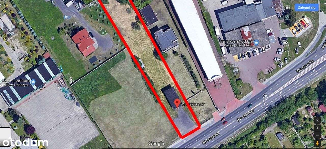Lokal + Działka Wrocławska 97 trasa Kalisz-Ostrów - Pełny obrazek: 4/17