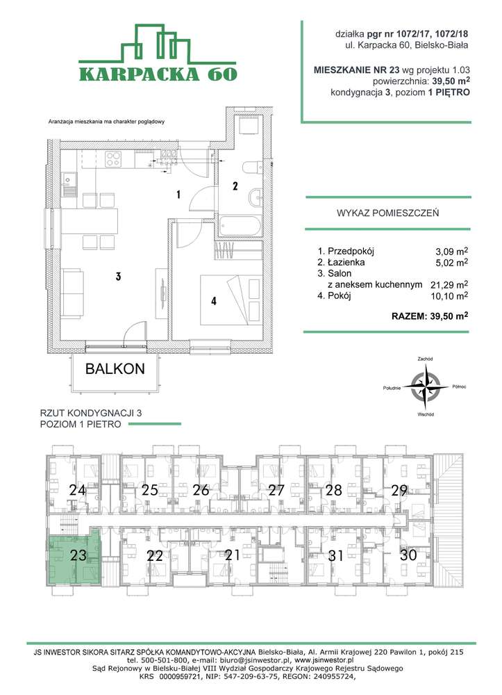NOWE MIESZKANIA blisko gór, niedaleko Centrum! - Pełny obrazek: 5/7