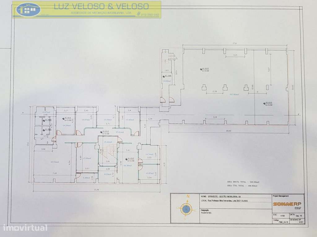Armazém de 3 pisos, 3 entradas, 1118 m2, nas Olaias, Lisboa - Grande imagem: 4/28