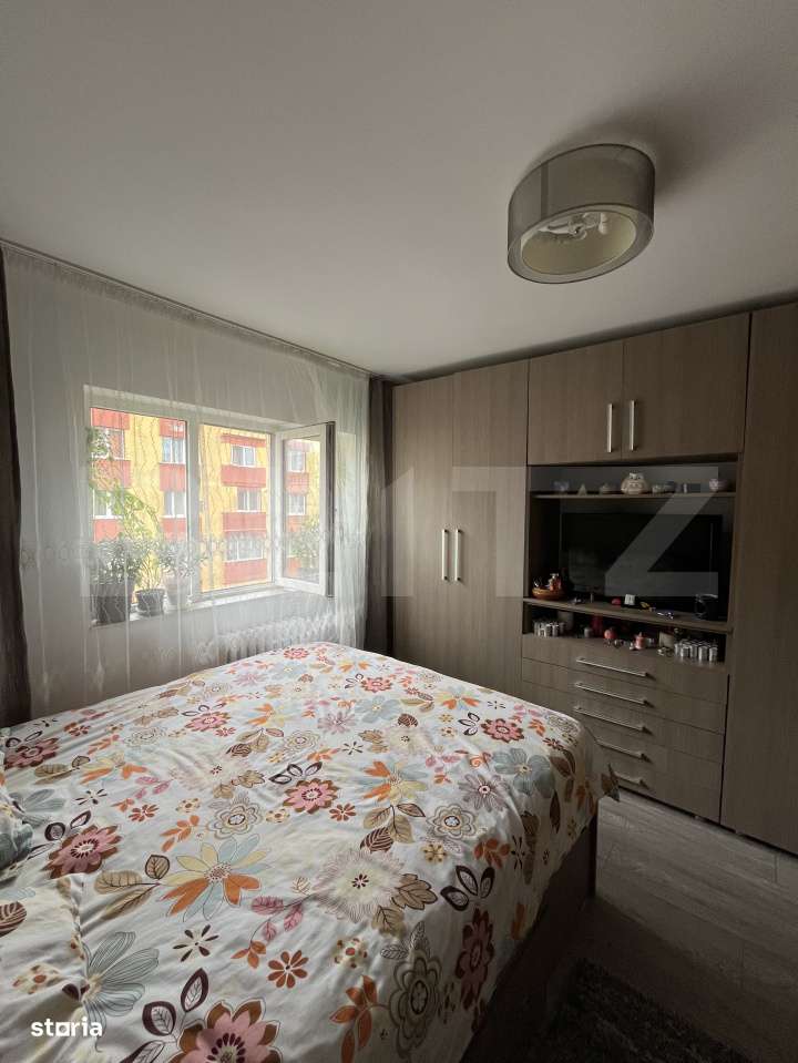 Apartament 2 dormitoare, 57 mp, etaj 3, complet mobilat, zona Big - Imagine principală: 5/9