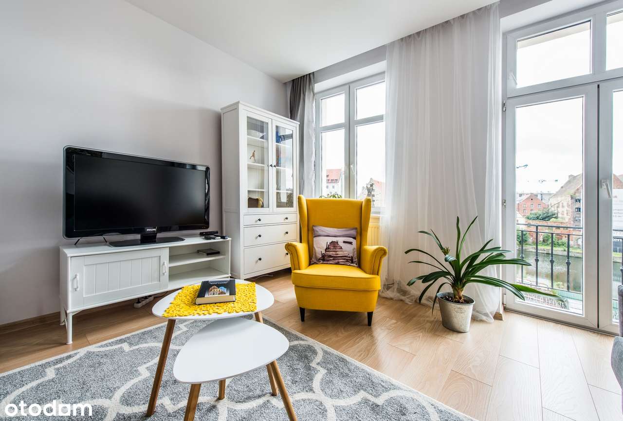 OKAZJA 0% Widok na rzekę Motławę! Kamienica 4 pok + Balkon, SKM 7 min-9