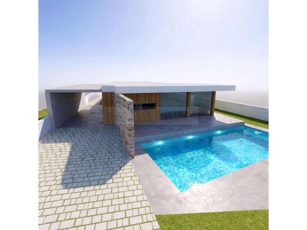 Moradia T3 Nova com Piscina e Design Moderno | Acabamentos de Luxo ...-6