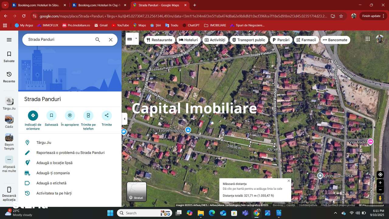 Teren 1369 mp – Strada Panduri / Strada Victor Eftimiu, Târgu Jiu - Imagine principală: 5/5