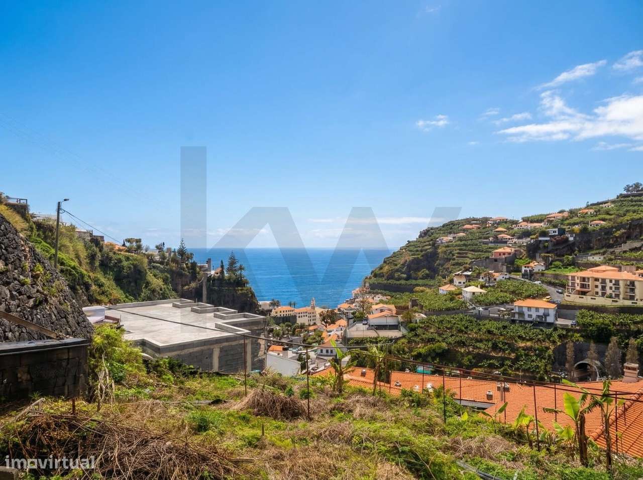 Terreno de 600m2 com Vista sobre o Mar e Cidade da Ponta do Sol - Grande imagem: 5/15