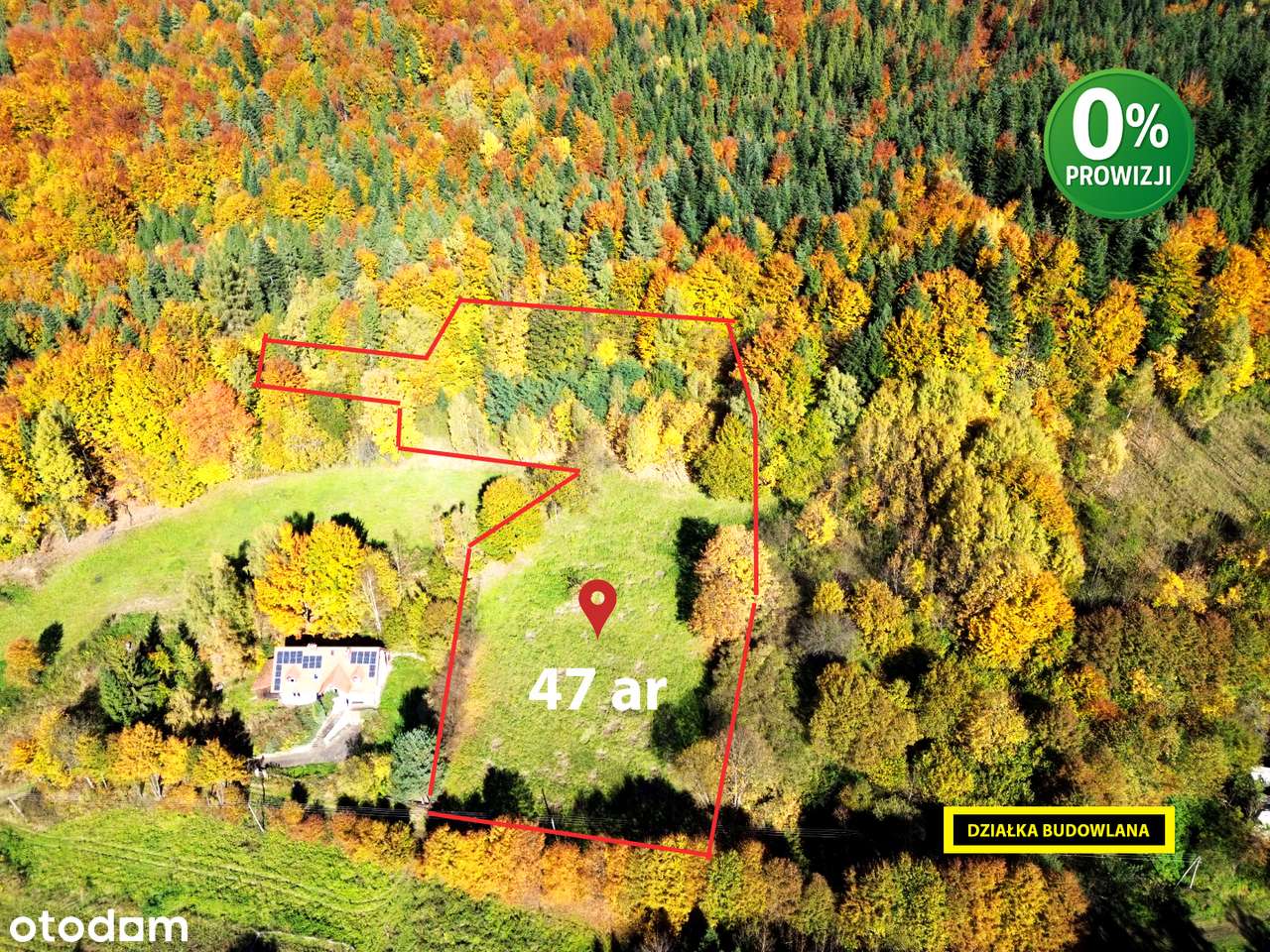 Widokowa działka z własnym lasem! - pod dom, domek weekendowy, domki