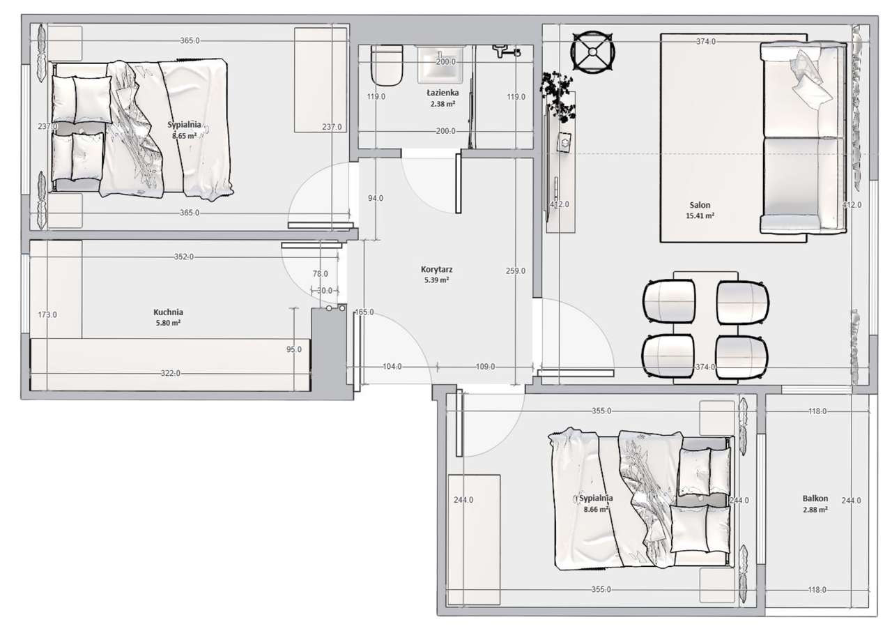 3-pokojowe mieszkanie na Sadybie-11