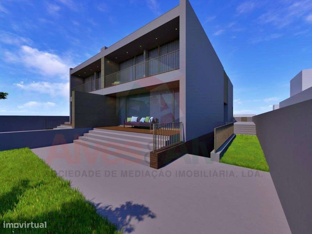 2 Lotes de terreno para construção de moradia de 3 frentes, Cave+RC... - Grande imagem: 4/13