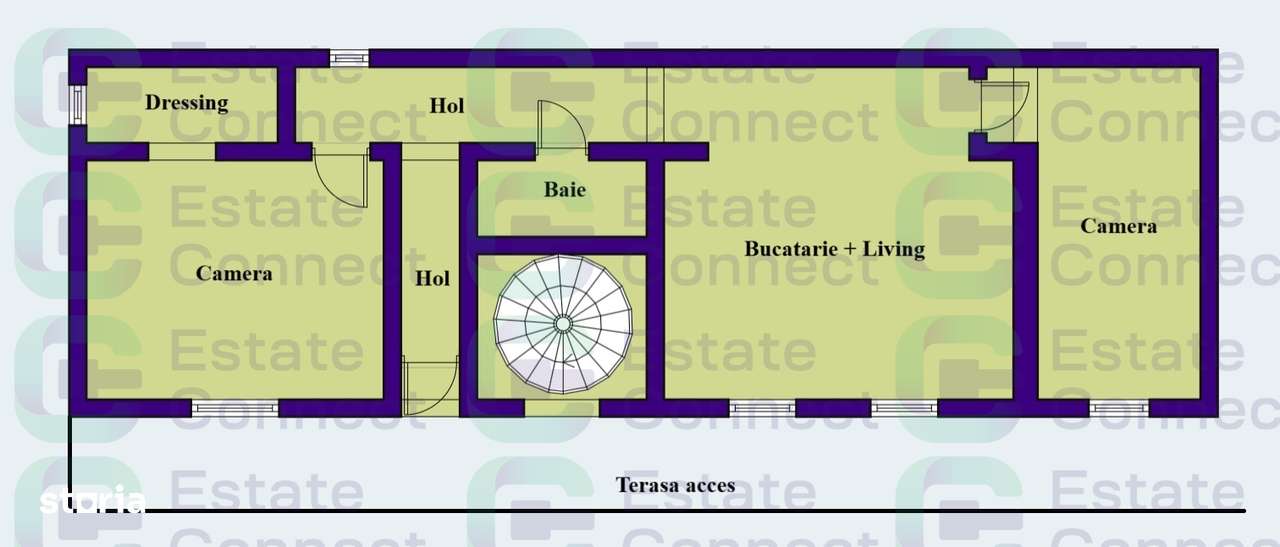 Apartament 3 camere, etaj 2, termoteca, ultracentral - M.Eminescu-7