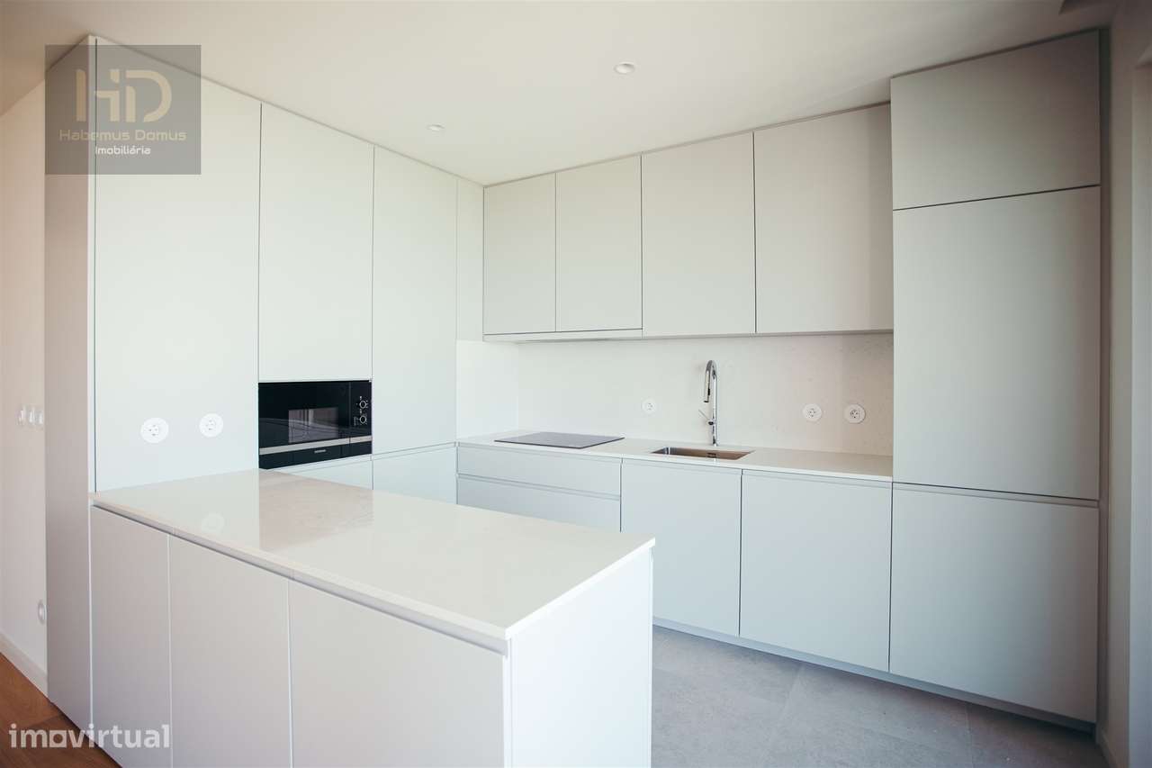 Apartamento T3 novo com vista de mar e rio em Canidelo - Grande imagem: 5/54