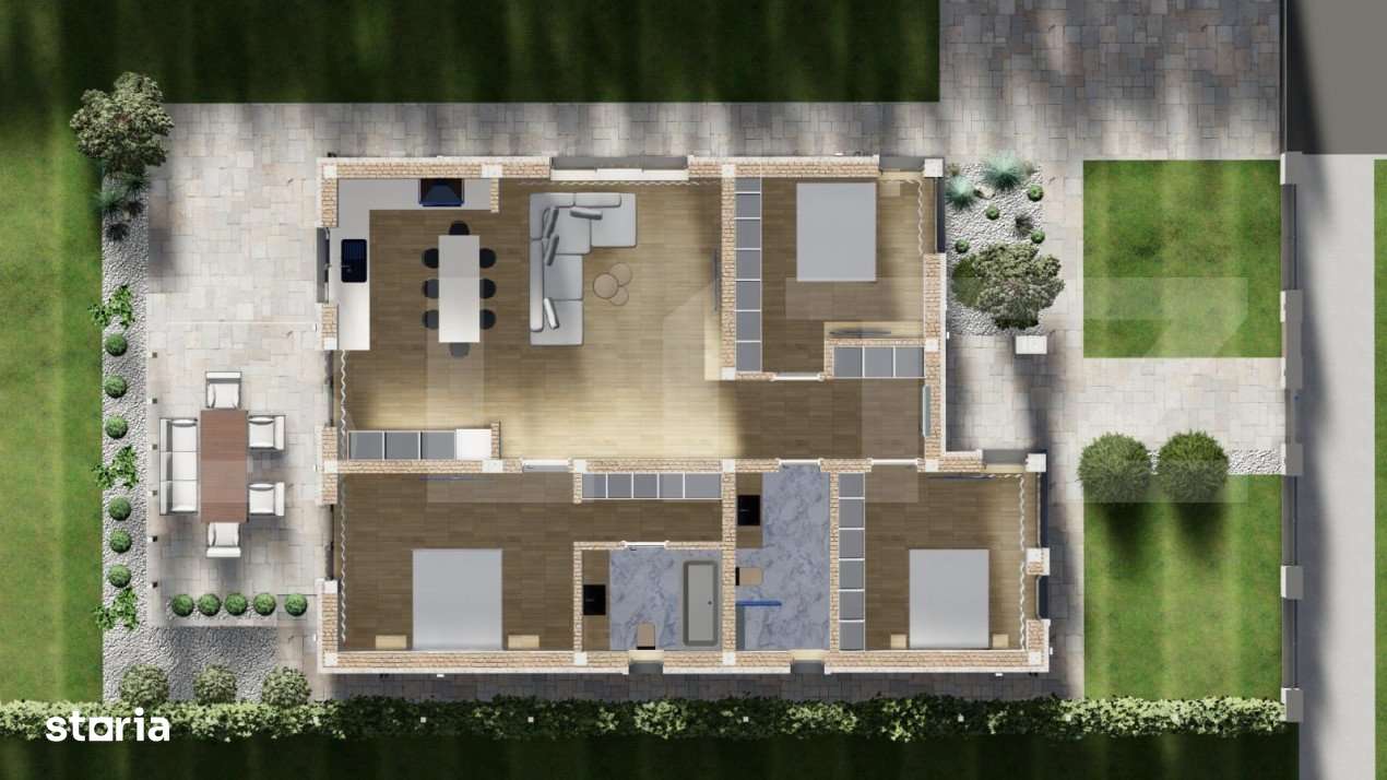 Casa cu 4 camere la rosu,finisat sau la cheie, 107 mp, zona Santandrei - Imagine principală: 3/7