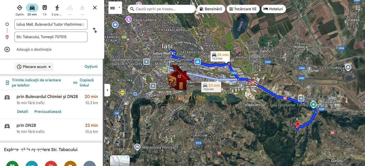 Teren parcelabil in Tomesti, intravilan, pozitionare foarte buna - Imagine principală: 5/5