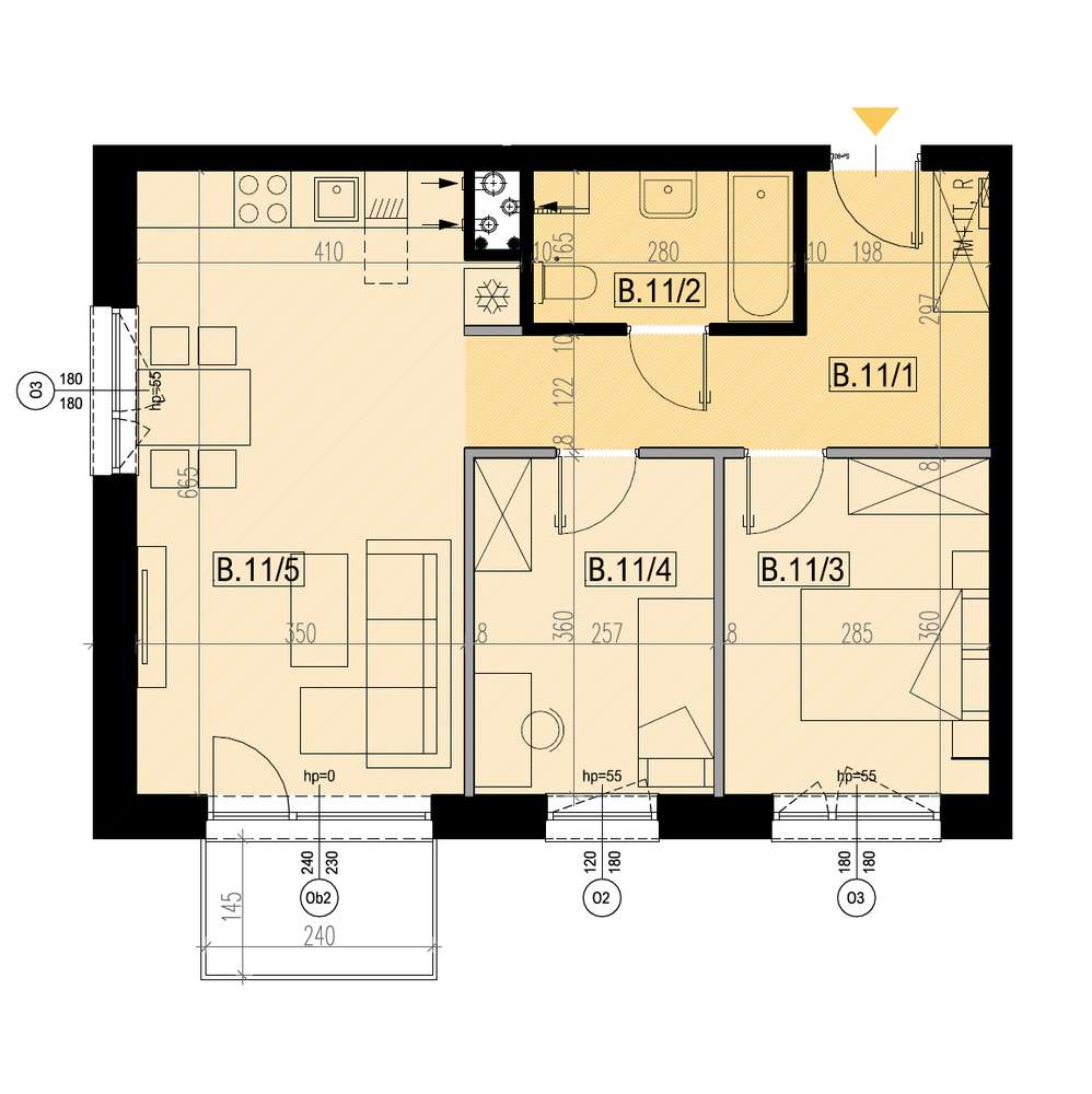 Mieszkanie B11, 57,75 m2, komfort blisko Rzeszowa!