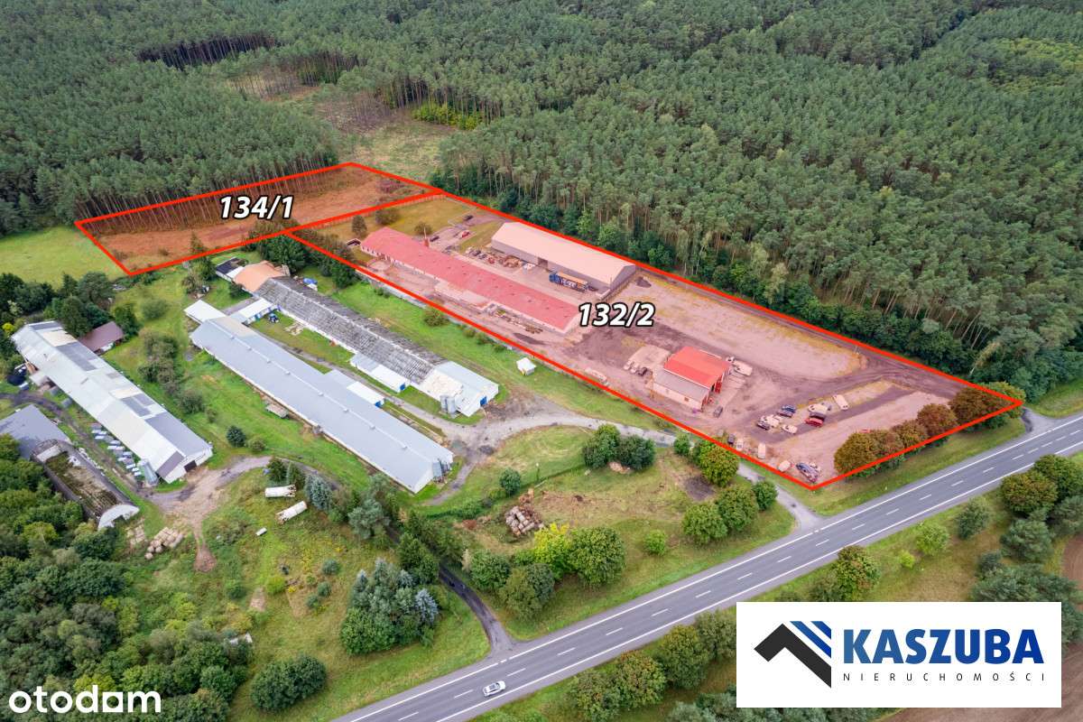 Poźrzadło dwie hale warsztat dom 2,48ha działka - Pełny obrazek: 4/20