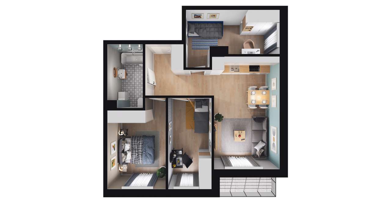 Apartamenty Książęce  | mieszkanie 4-pok. | 13 - Pełny obrazek: 3/9