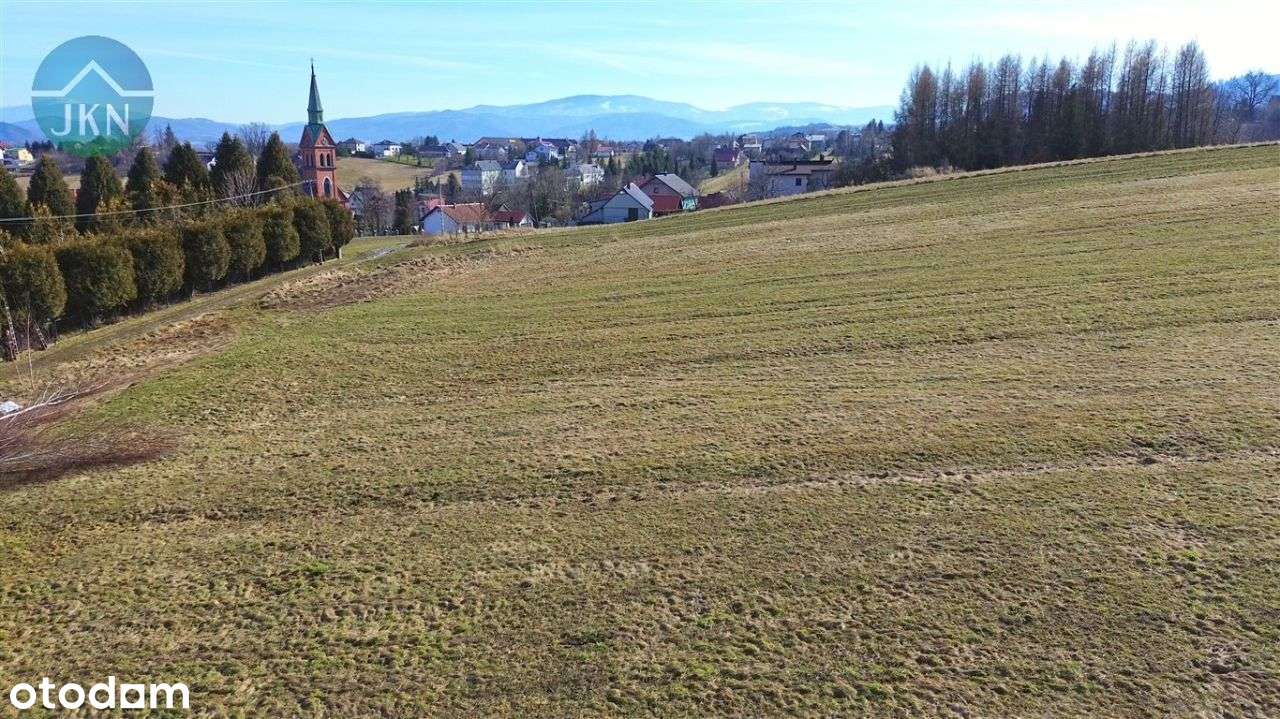 Widokowa działka u podnóża Skrzycznego w Lipowej !-10