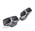 PONTEIRAS DE ESCAPE PARA MERCEDES  W205 C205 14- LOOK BRABUS PRETAS - 3