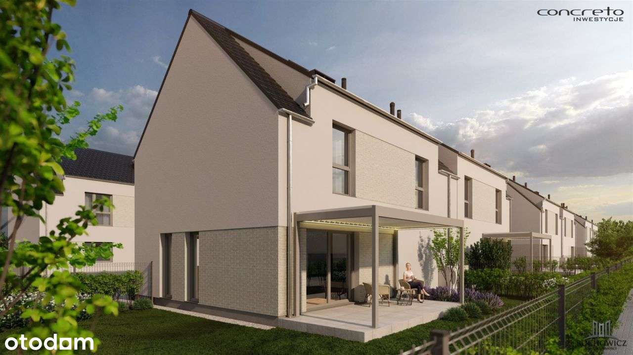 Smolec Kościcelna -bliźniaki z ogródkami i garażem-11