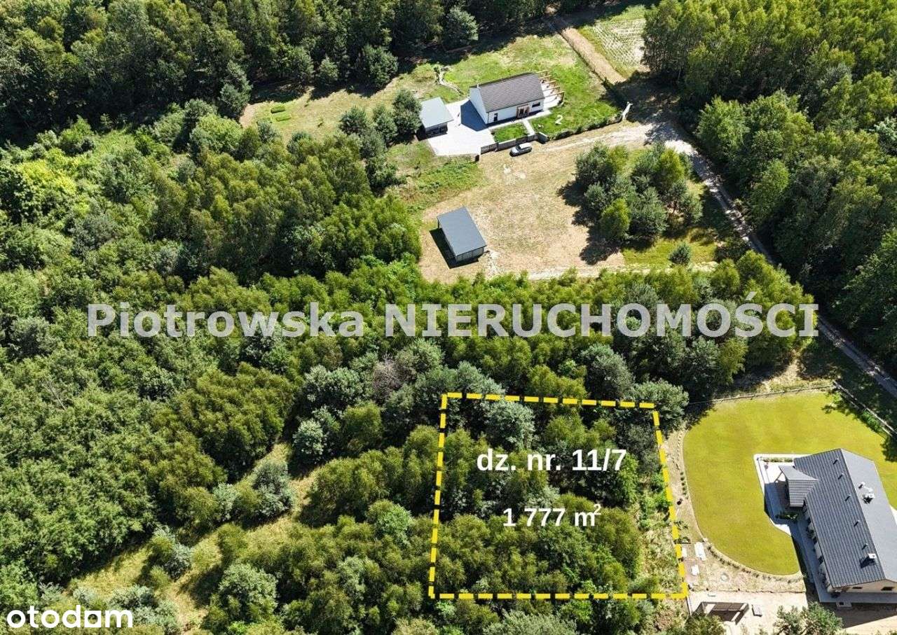 Działka, 1 777 m², Kuśnie-2