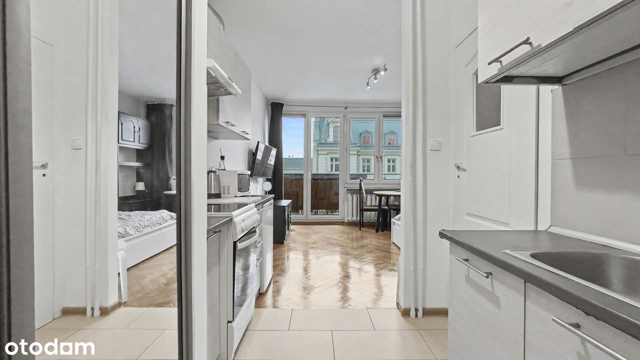 Kawalerka | Foksal | Śródmieście | Winda | Internet w cenie | BALKON - Pełny obrazek: 4/7