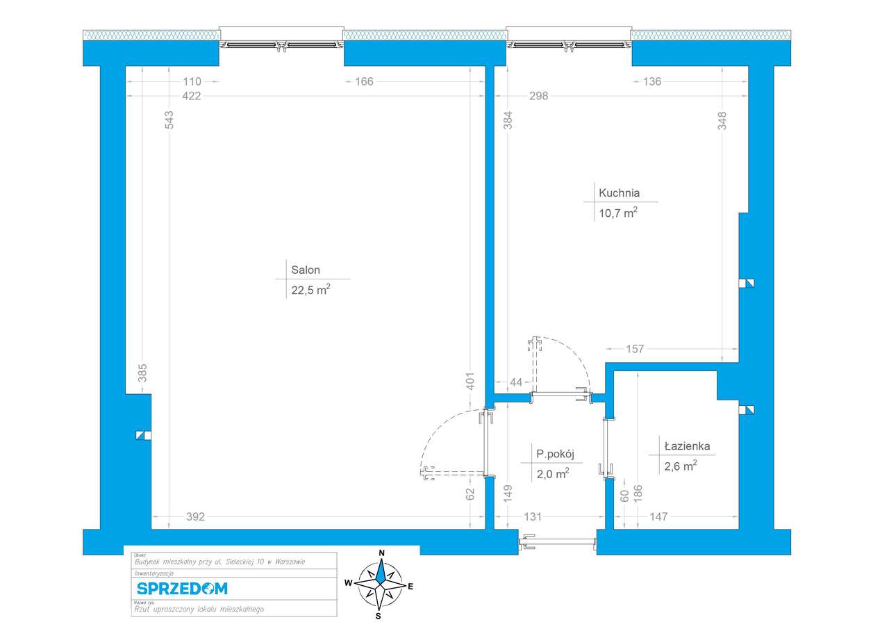 Mieszkanie 39m²✮2 pokoje✮Wysokie pomieszczenia✮Piwnica✮5 minut tramwaj - Pełny obrazek: 2/10