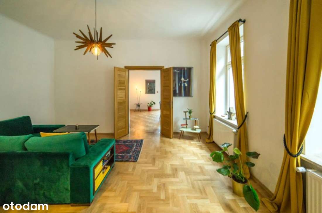 Stare Miasto | 63m2 | 2 pokoje | antresola | balkon | widok na ogród-4