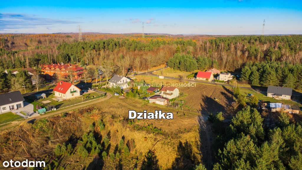 Wyjątkowa działka budowlana. Las i jezioro.-5