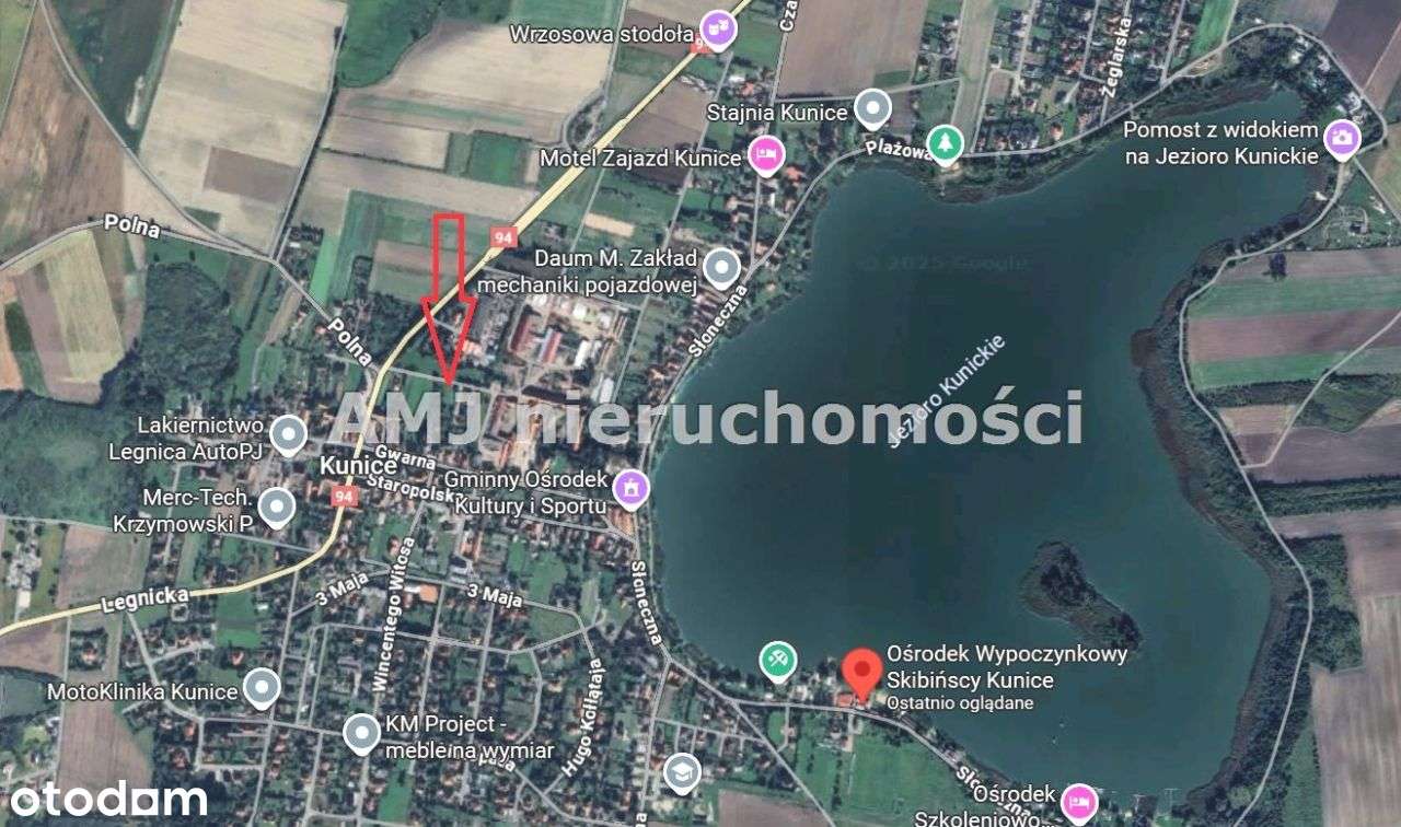 Dzialka w Kunicach, kilka minut od jeziora-5