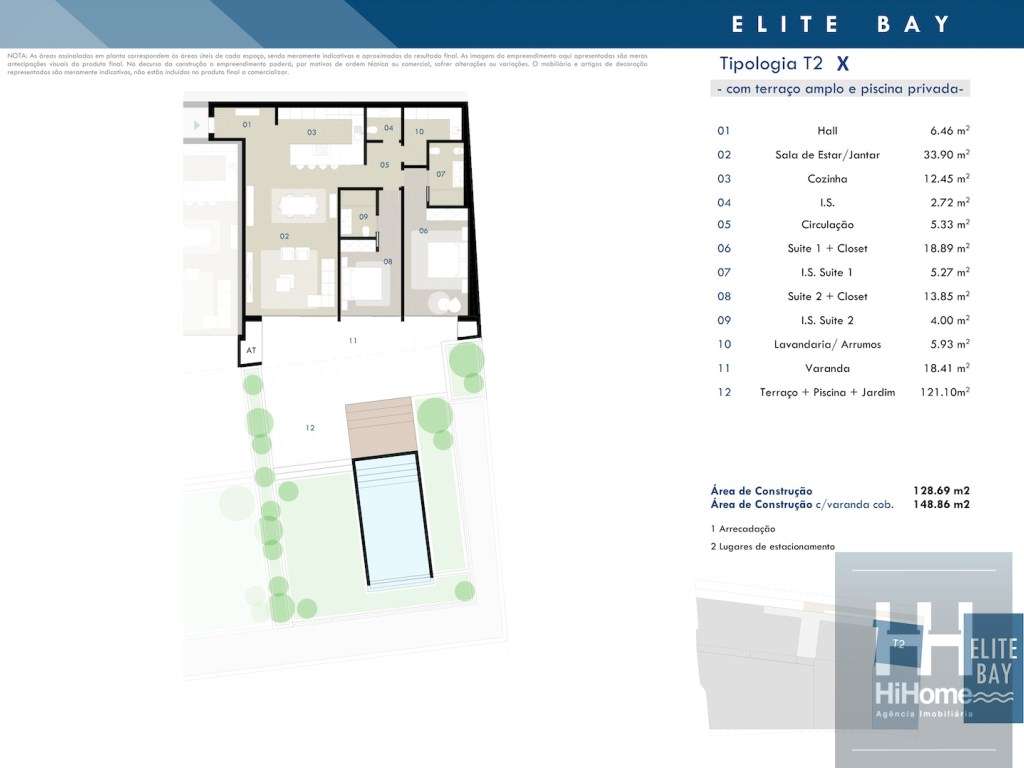 Apartamento T2 com Piscina no Edifício Elite Bay em Câmara de Lobos-17