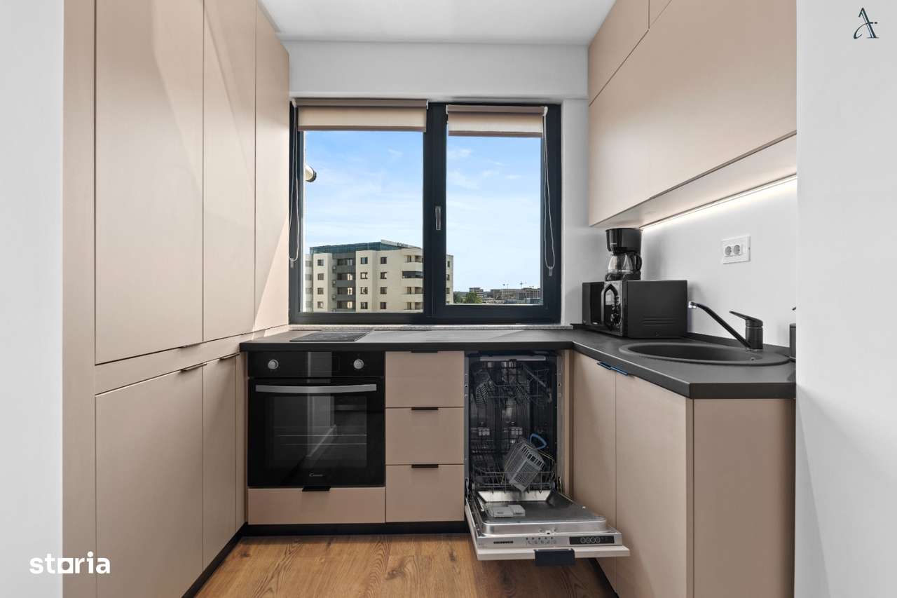 Apartament cu 2 camere mobilat cu designer - Ivory Residence - Imagine principală: 3/12