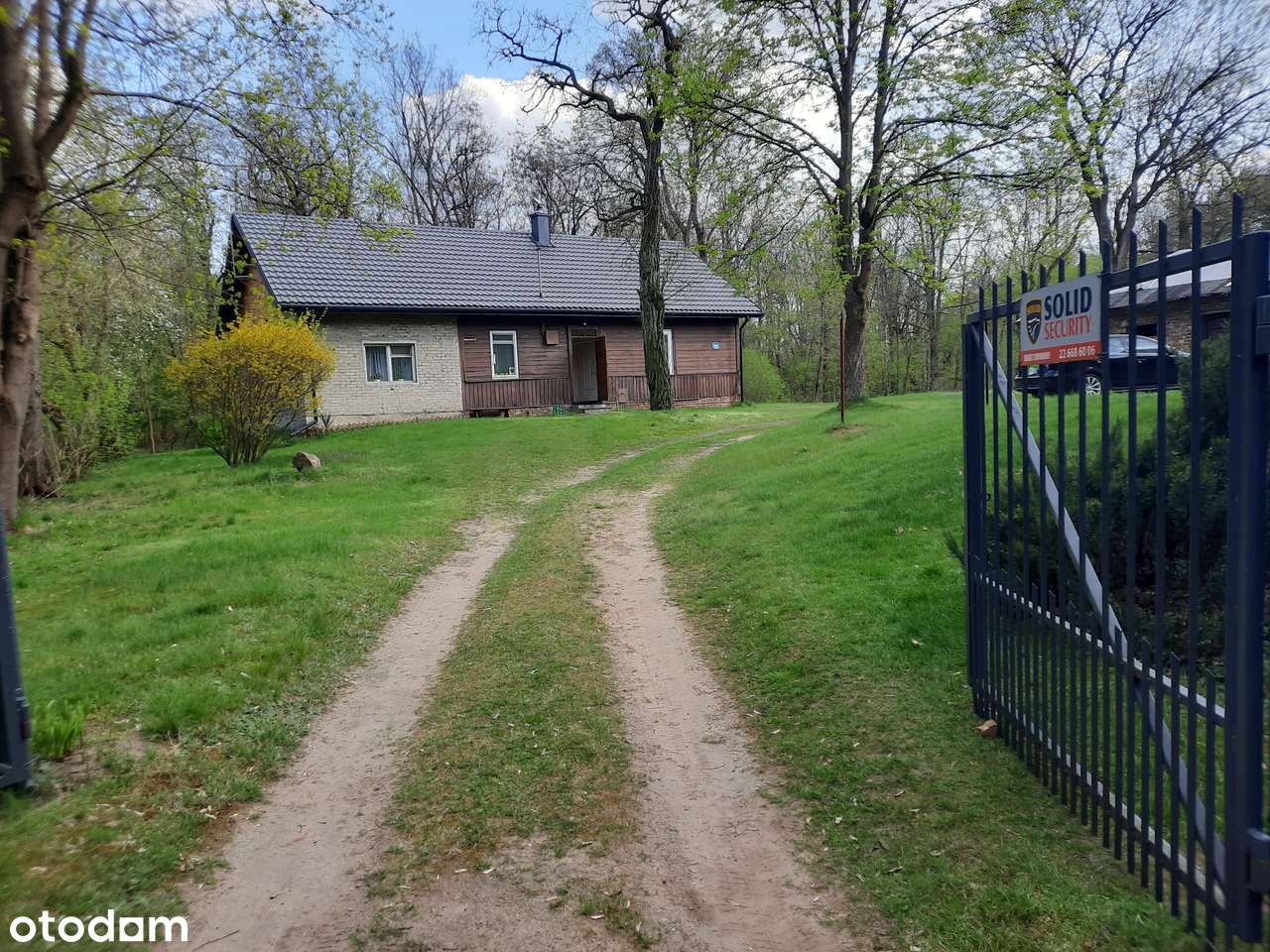 Działka budowlano-leśna ostatnia linia przed rzeką Świder