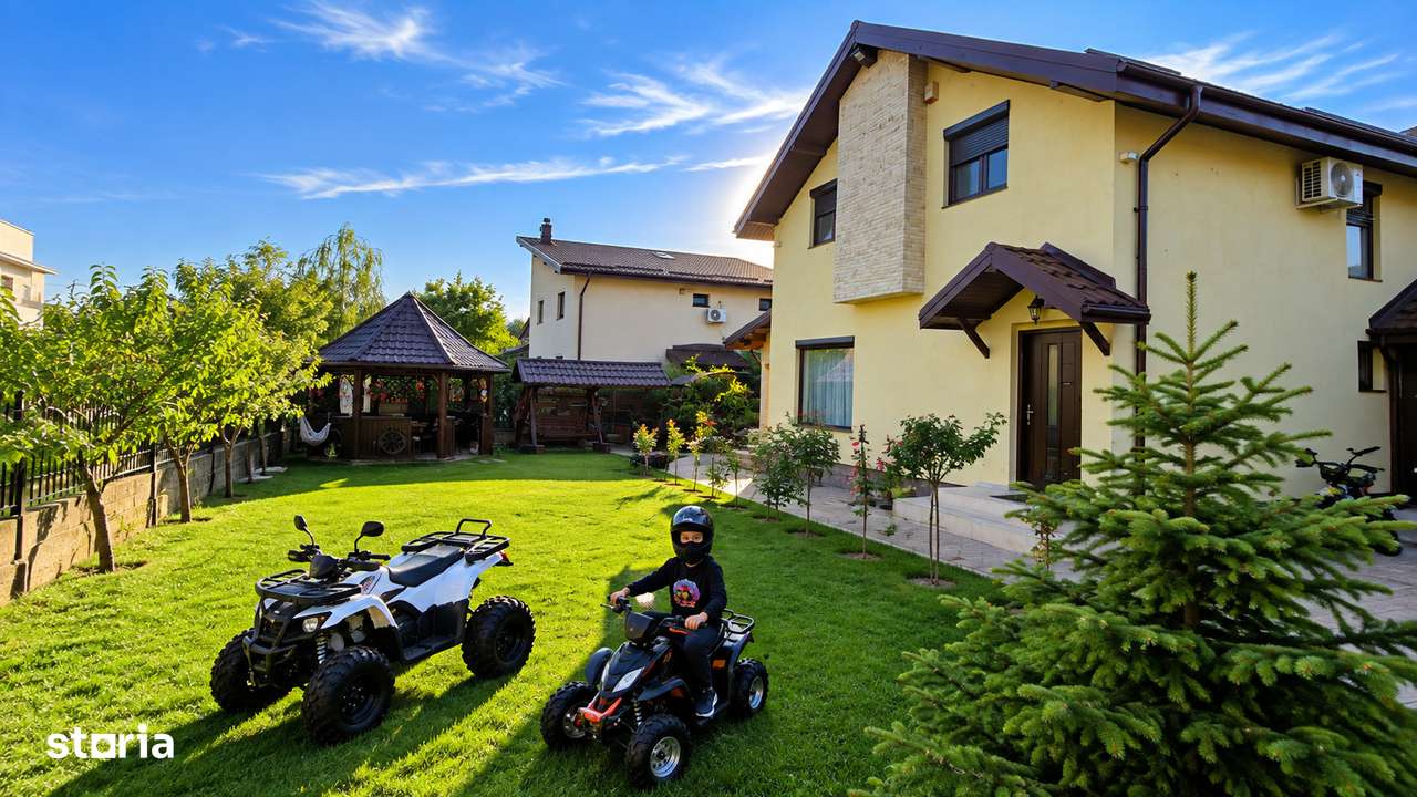 Casa langa lac cu panouri fotovoltaice | Afumati-12